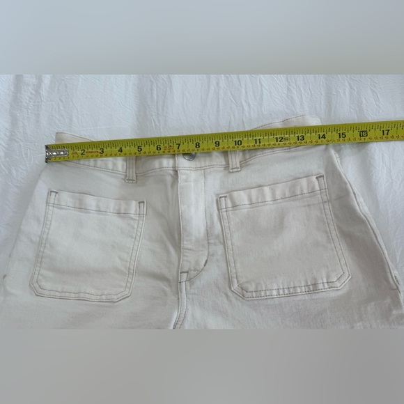 Madewell Cream Wide-Leg Jeans - Picture 10 of 13